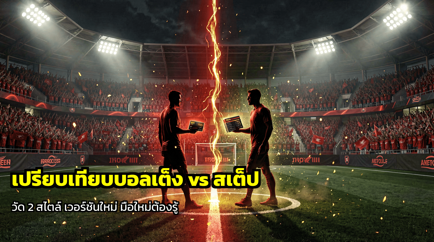 เปรียบเทียบบอลเต็ง vs สเต็ป