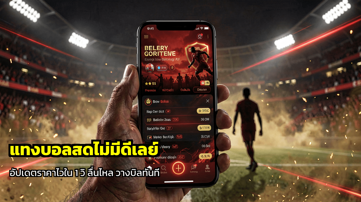 แทงบอลสดไม่มีดีเลย์